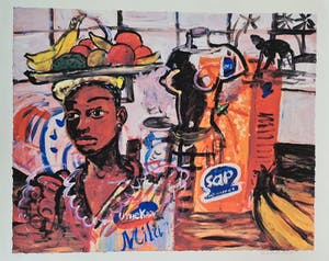 Peter Klashorst - Zeefdruk. Titel , Sap - gesigneerd - 90ex. kopen? Bied vanaf 35!