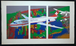 Henk van der Vet - Zeefdruk, Drie zeefdrukken (Groot) kopen? Bied vanaf 1!