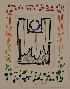 Pierre Alechinsky - Triade Bleue kopen? Bied vanaf 900!