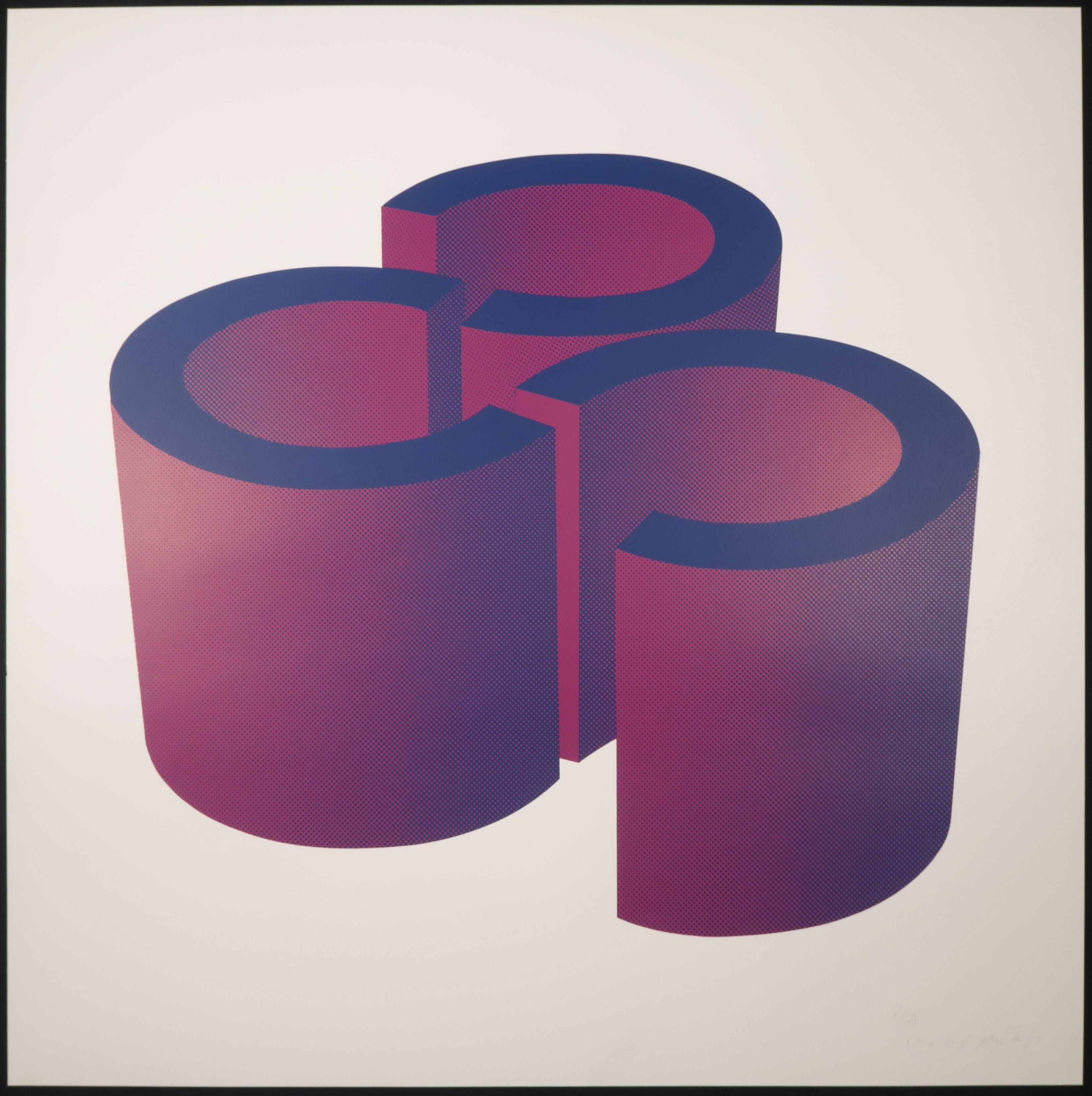 Yvonne Kracht - Zeefdruk, Geometrische vorm, S II n 21f kopen? Bied vanaf 35!