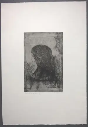 Dirkje Kuik - Dirkje Kuik – Lonneke 14 jaar – gesigneerde ets kopen? Bied vanaf 49!