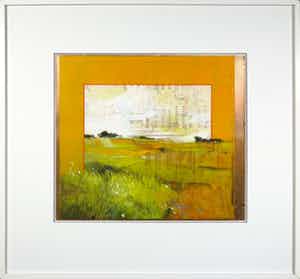 Martin R. Baeyens - Gemengde techniek, Flanders fieIs 44 - Ingelijst verkocht voor € 60!