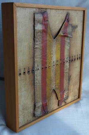 Enric Adsera Riba - Profiel-kunstwerk / Paneel, Gemengde techniek , “Voetbalshirt” kopen? Bied vanaf 100!