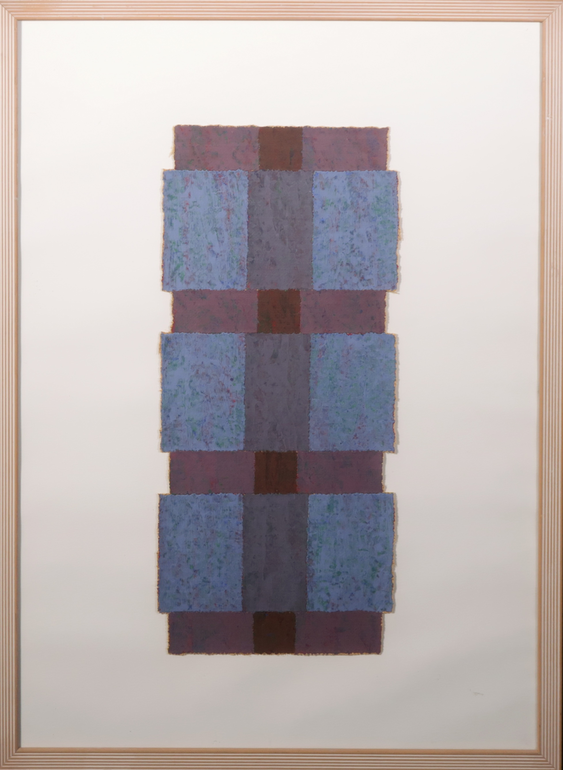 Ralph J. Petschat - Acryl en papier op jute, Stapelbare elemente - Ingelijst kopen? Bied vanaf 50!