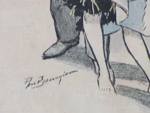 Paul Balluriau - Sur la Plage - Kleurenlitho kopen? Bied vanaf 1!