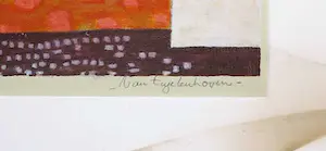 Lita van Engelenhoven - Zeefdruk, Stilleven kopen? Bied vanaf 1!