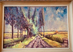 Frits Giltay - Veldweg in de zomer kleurrijk kopen? Bied vanaf 99!