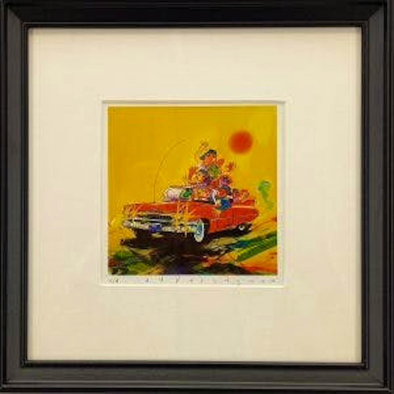 Ad Verstijnen - Kleurenzeefdruk CADILLAC ---IN NIEUWE LIJST!!! kopen? Bied vanaf 49!