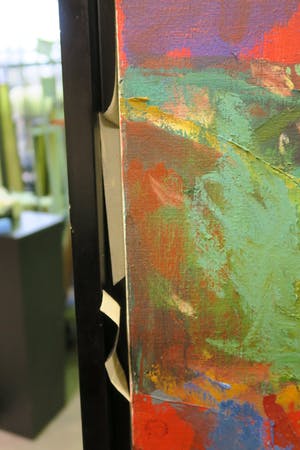 Rik van Iersel - Olieverf op doek: Something in the Air (ZEER groot) kopen? Bied vanaf 1500!