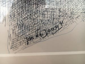 Jan de Jong - 2 pentekeningen uit 1991 kopen? Bied vanaf 45!