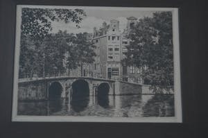 Niet of onleesbaar gesigneerd - Amsterdam / Heerengracht vs Leidschegracht. kopen? Bied vanaf 1!