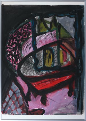 Andre Martens - Gemengde techniek, Horror ll - Ingelijst kopen? Bied vanaf 20!