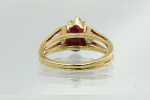 19 - Bijzondere - aan 2 kanten draagbare 18 Krt rosé gouden "reverso" ring kopen? Bied vanaf 245!