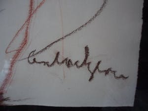 Anton Heyboer - Wasco tekening, "Danseres". kopen? Bied vanaf 140!