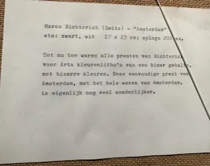 Marco Richterich - Amsterdam kopen? Bied vanaf 100!