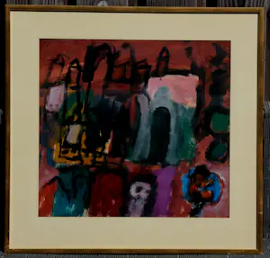 Eugène Brands - Olieverf op papier - 1957 kopen? Bied vanaf 1999!