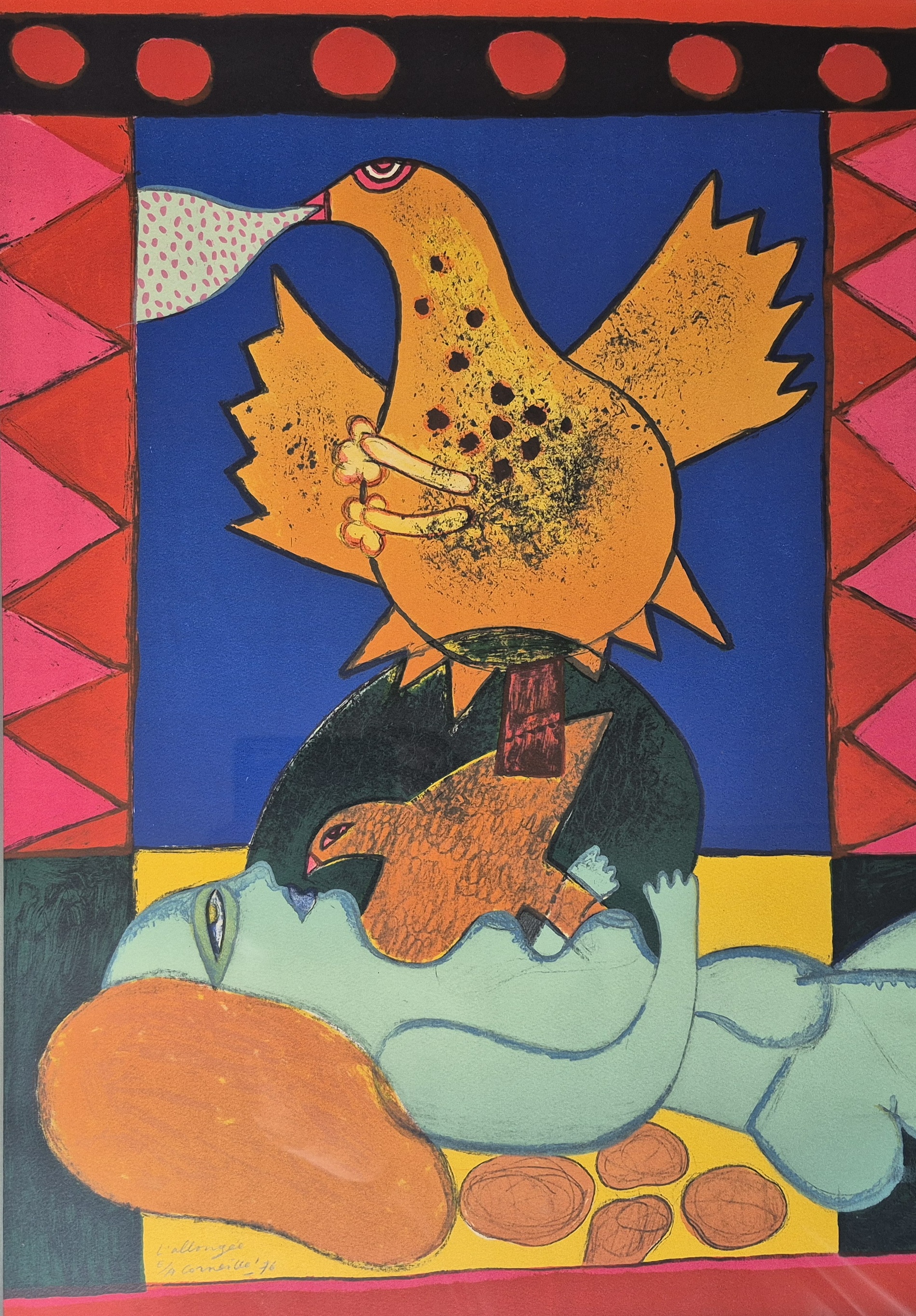 AcheterCorneille - litho E/A, gesigneerd m.o. - 1976? Enchérissez de 395!