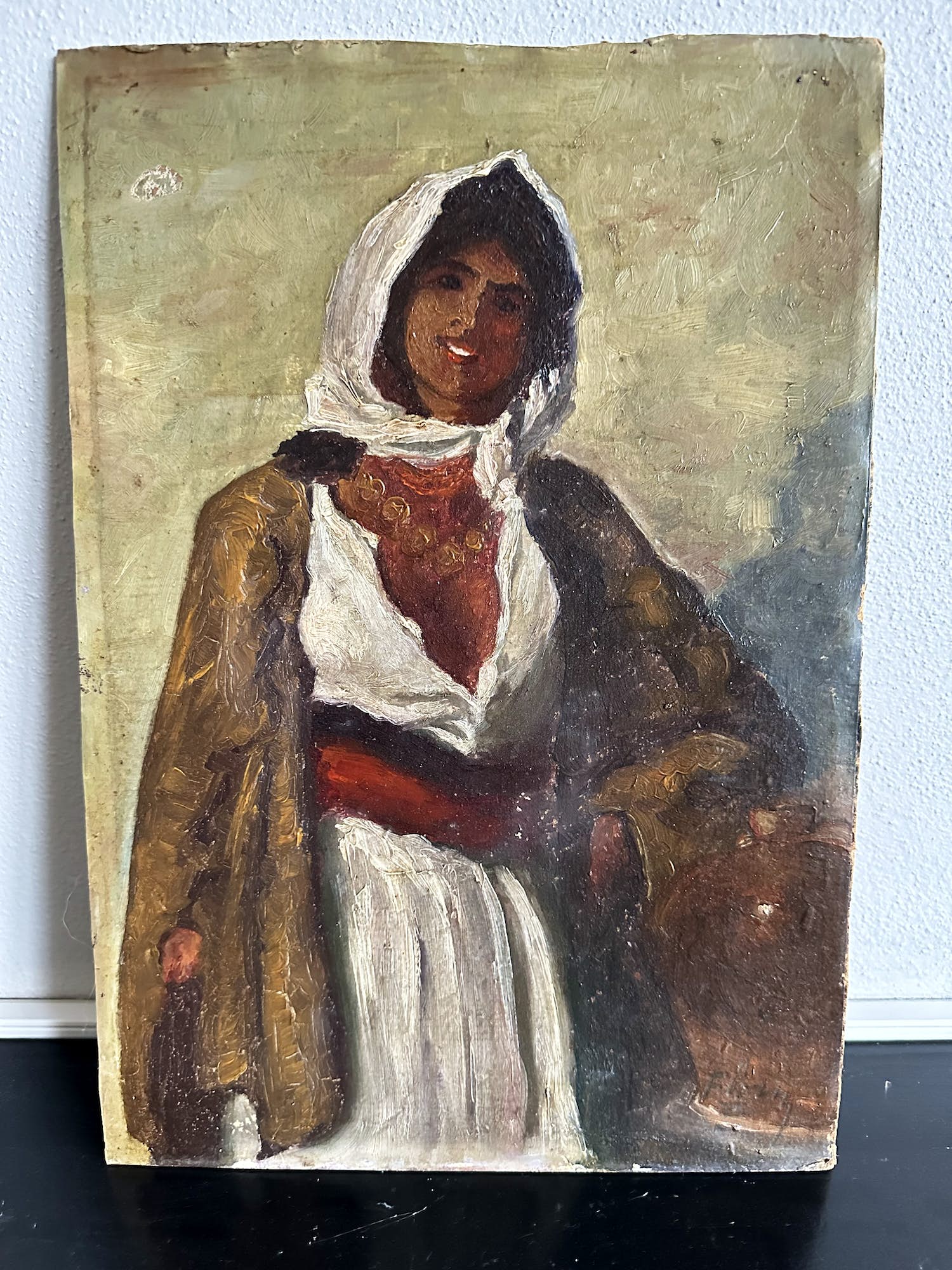 Niet of onleesbaar gesigneerd - Portret kopen? Bied vanaf 1!
