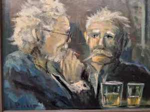 Henk Poeder - Twee Mannen in een Cafe aan de borrel kopen? Bied vanaf 75!