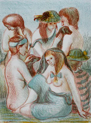 Kees Andrea - litho: de baadsters I kaufen? Bieten Sie von 35!