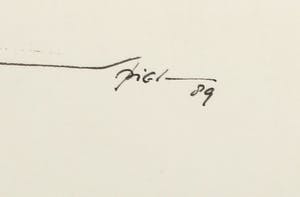 Piet Snoeren - Pentekening, Roussillon kopen? Bied vanaf 1!