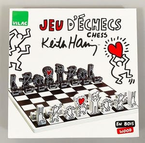 Keith Haring - schaakspel / chess set kopen? Bied vanaf 95!