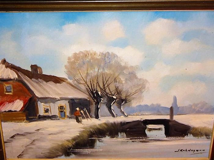 Jan Kelderman - Winter op de boerderij kopen? Bied vanaf 75!