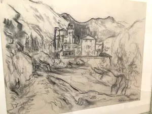 Matthieu Wiegman - Klooster Valldemosa, Spanje - Pastel - Gesigneerd - Zeer goede staat kopen? Bied vanaf 110!