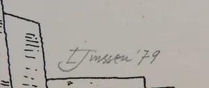 Leo Jinssen - Pentekening, Warhoofd - Ingelijst kopen? Bied vanaf 1!