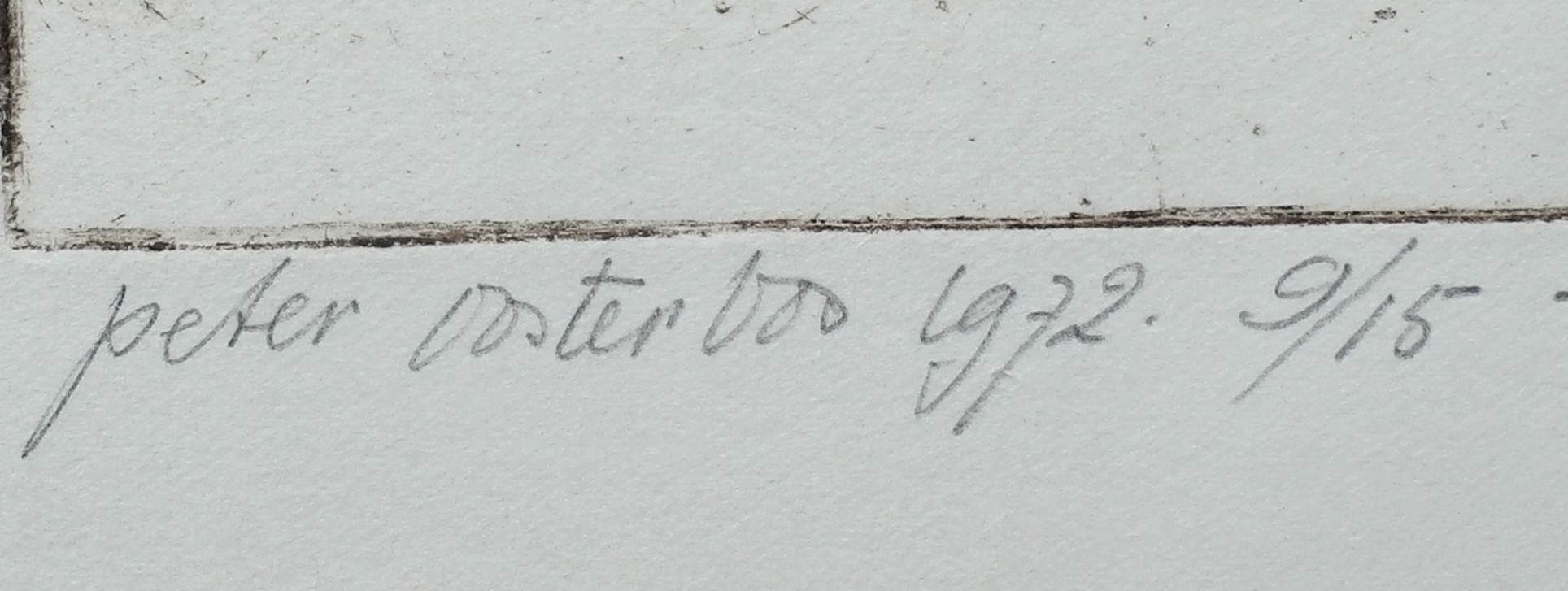 Peter Oosterbos - Ets - 1972 kopen? Bied vanaf 45!