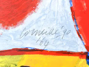 Corneille - ingelijste litho - 1990 kopen? Bied vanaf 395!