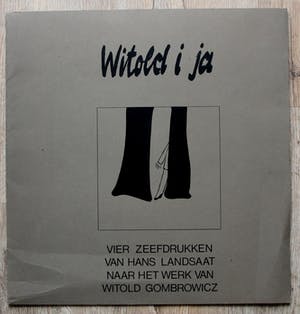 Hans Landsaat - Portfoliomap van vier zeefdrukken: Witold i ja - 1972 kopen? Bied vanaf 250!
