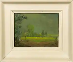Jan Miechels - Olieverf op doek, Landschap (1946) verkauft für € 40!