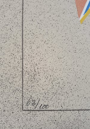 Cesar Domela - Harmonisch abstracte compositie, zeefdruk kopen? Bied vanaf 195!