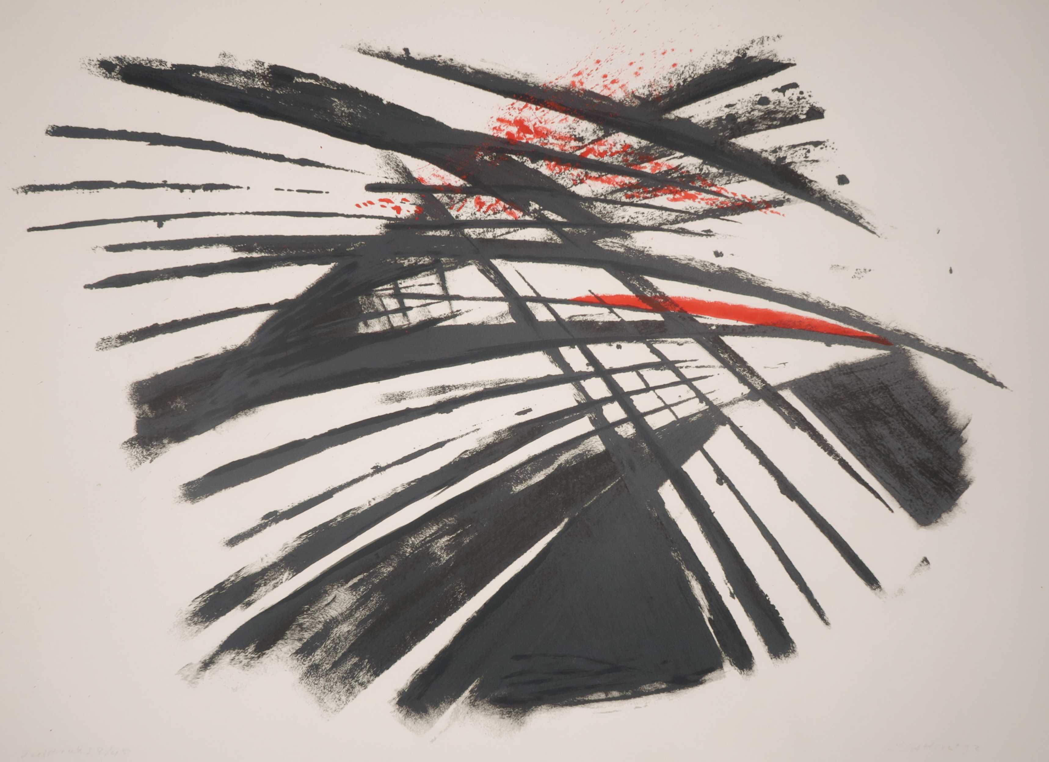 Loes van der Horst - Zeefdruk, Zonder titel kopen? Bied vanaf 35!