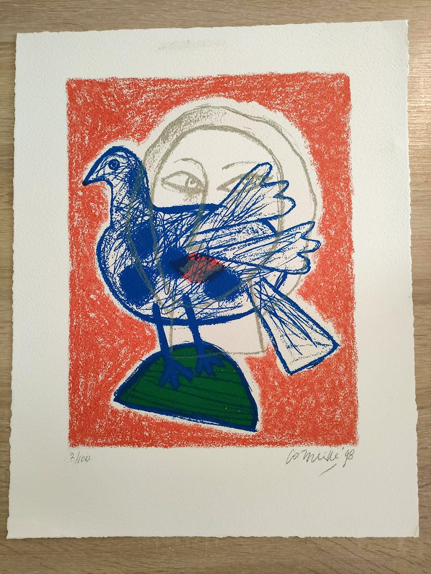 Buy Corneille - Femme et oiseau? Bid from 85!