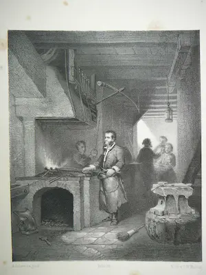 Carl Wilhelm Mieling - Smidse (Smederij) kopen? Bied vanaf 20!