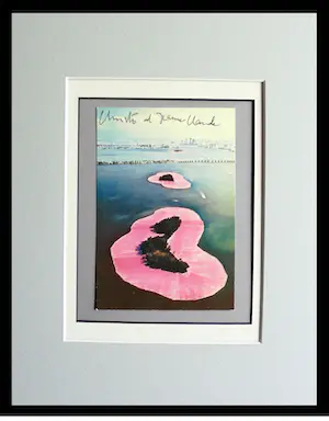 Christo - Project " Surrounded Islands " Biscayne Bay -handgesigneerd inc. pptout kopen? Bied vanaf 1!