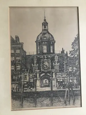 Marius Johannes Janssen - Dordrecht: “Groothoofdpoort”. kopen? Bied vanaf 20!