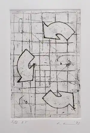 Buy Thomas Ankum - Zonder Titel, ets, oplage 2 ex., 1993 gesigneerd/genummerd, mint? Bid from 55!
