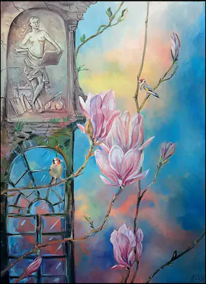 Elva Polyakova - Magnolia in voorjaar kopen? Bied vanaf 1!