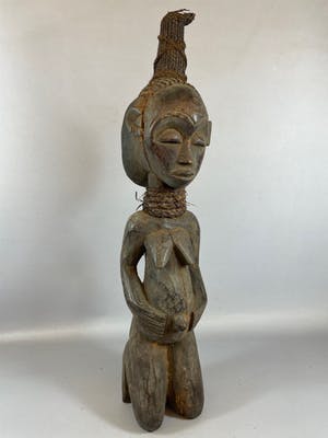 Yoruba - Old African Yoruba statue - Nigeria. kopen? Bied vanaf 45!