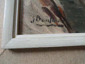 Jan Baartmans - Olieverfschilderij - Sneeuwgezicht kopen? Bied vanaf 100!