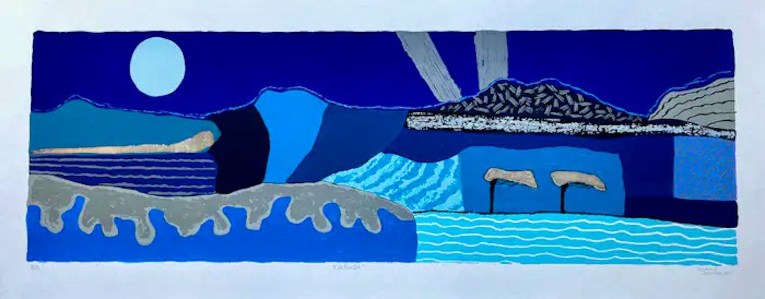 Ronald Boonacker - Kleurenzeefdruk ARUBA Handgesigneerd kopen? Bied vanaf 125!