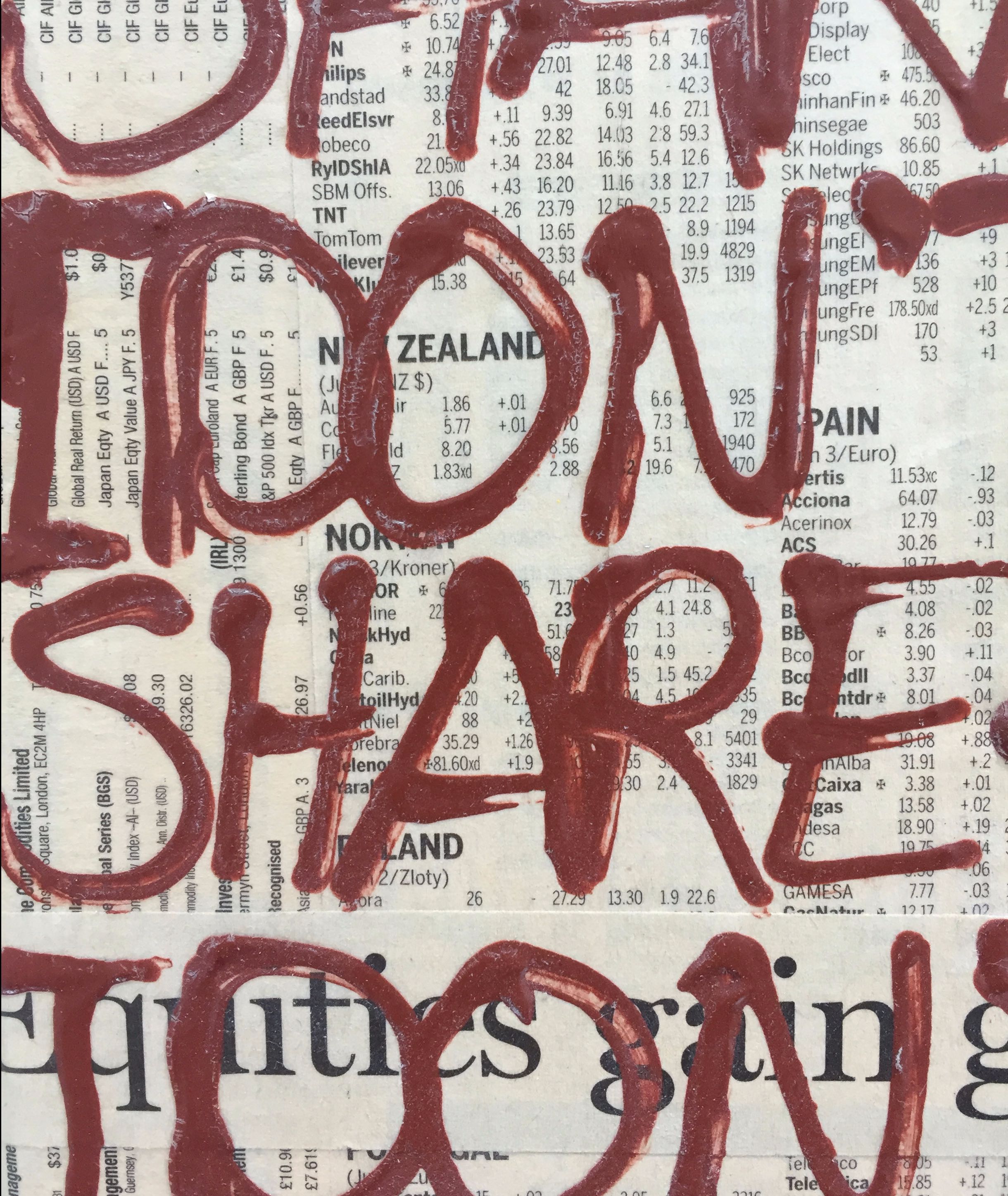 Niet of onleesbaar gesigneerd - I don't share | the banker kopen? Bied vanaf 1!