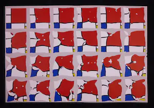 Pol Bury - Jacques Monory, Saul Steinberg & Valerio Adami, Lot van 4 werken uit DLM 250 kopen? Bied vanaf 1!