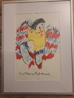 Anton Heyboer - Cancan danseres kopen? Bied vanaf 150!