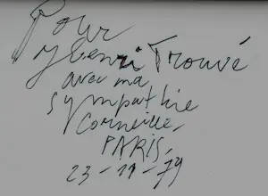 Corneille - Ingelijste gemengde techniek - 1979 (nieuwe lijst!) kopen? Bied vanaf 1000!