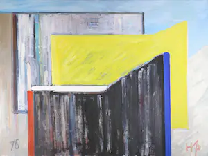 Hannes Postma - Olieverf op doek, Abstracte compositie (Zeer groot) kopen? Bied vanaf 100!