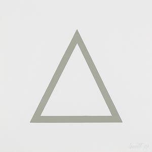 Sol LeWitt - Zeefdruk uit de serie 'Five Geometric Figures in Five Colors' - Ingelijst kopen? Bied vanaf 500!